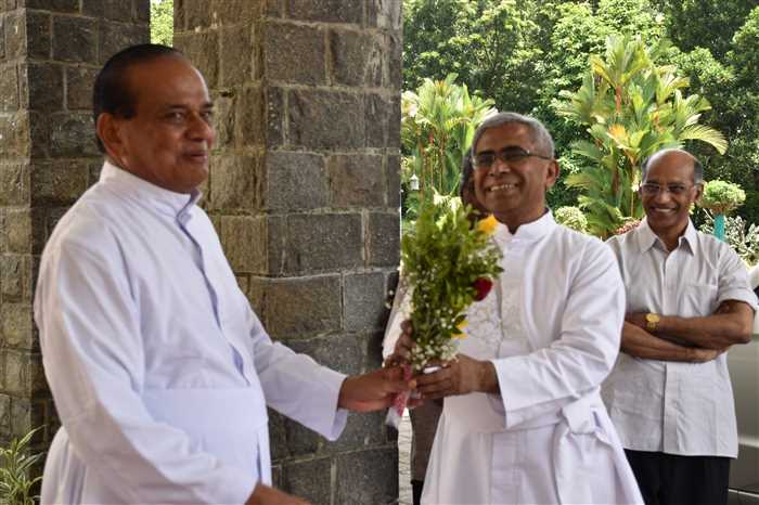 Welcoming for Rev. Fr Jose Thaiparambil CMI
