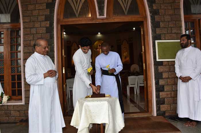 Brothers with Fr Jomon